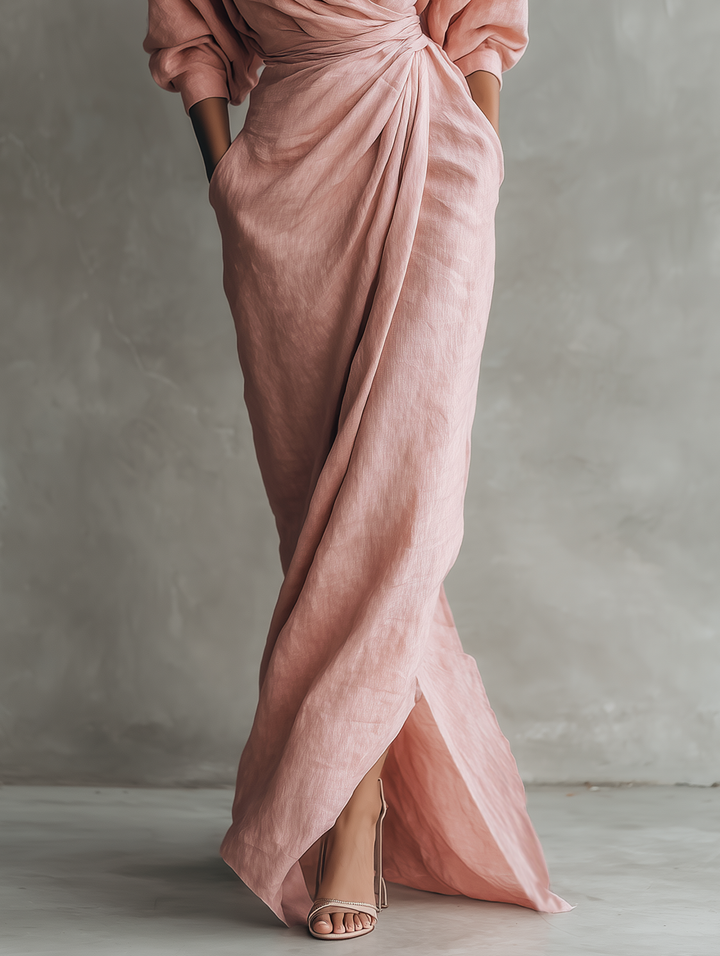 Rosa | V-Neck Maxi Dress