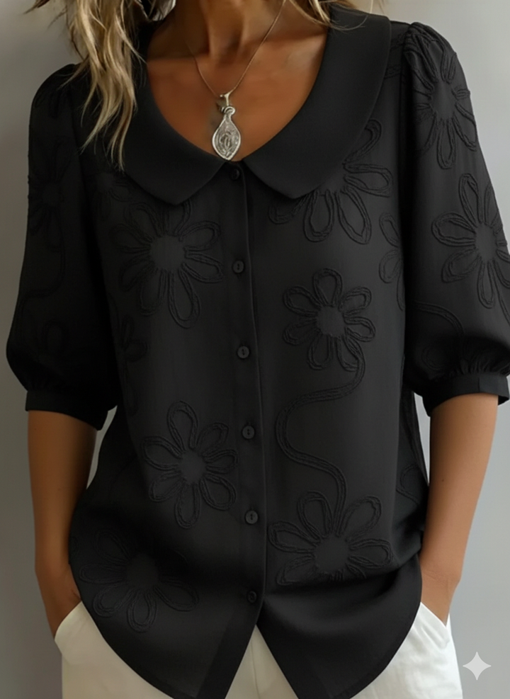 Aurélie™ | Floral Elegance Blouse