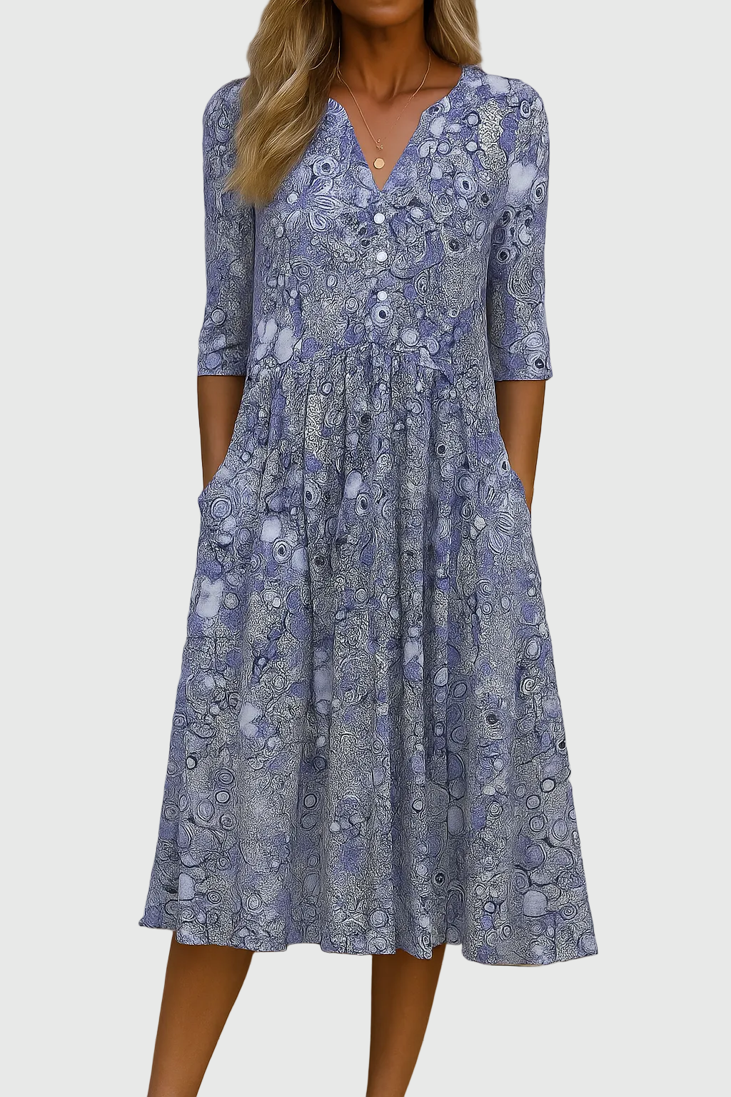 Rosa | Elegant Midi Dress