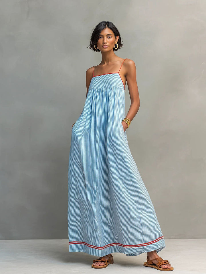 Elara | Elegant Sleeveless Maxi Dress