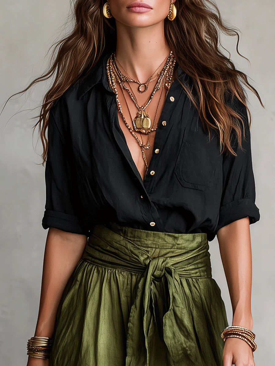 Vera™ | Top & Midi Skirt Set