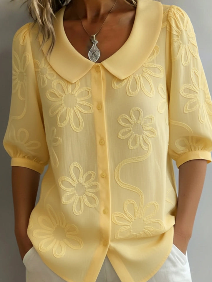 Aurélie™ | Floral Elegance Blouse
